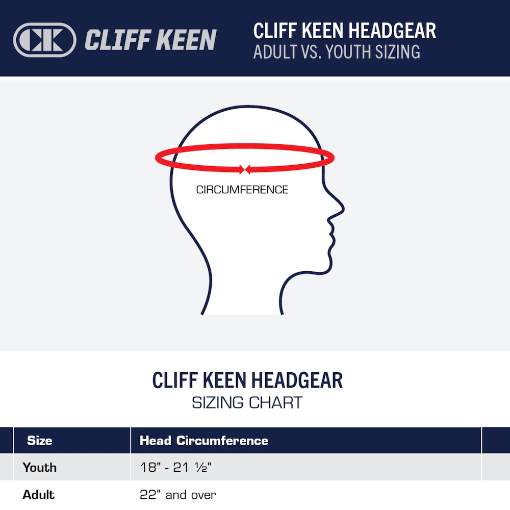 Cliff Keen Tornado Wrestling Headgear - Red