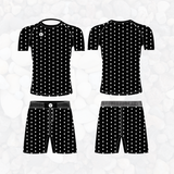 No-Gi BJJ Rash Guard & Shorts Set – Black Hearts