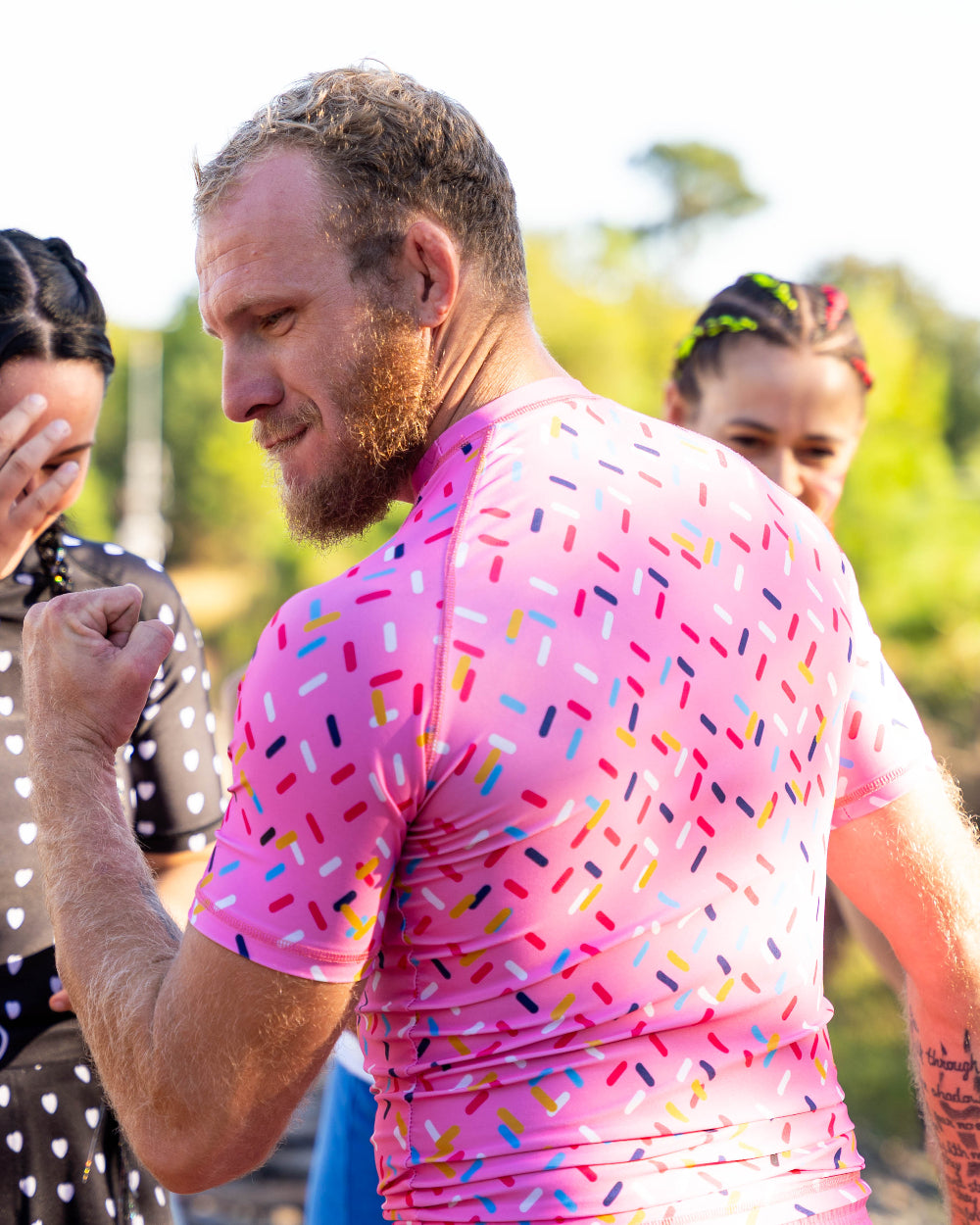 Unisex No-Gi BJJ rash guard fight shorts grappling outfit