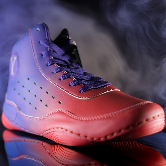 Purple_Red_WrestlingShoe
