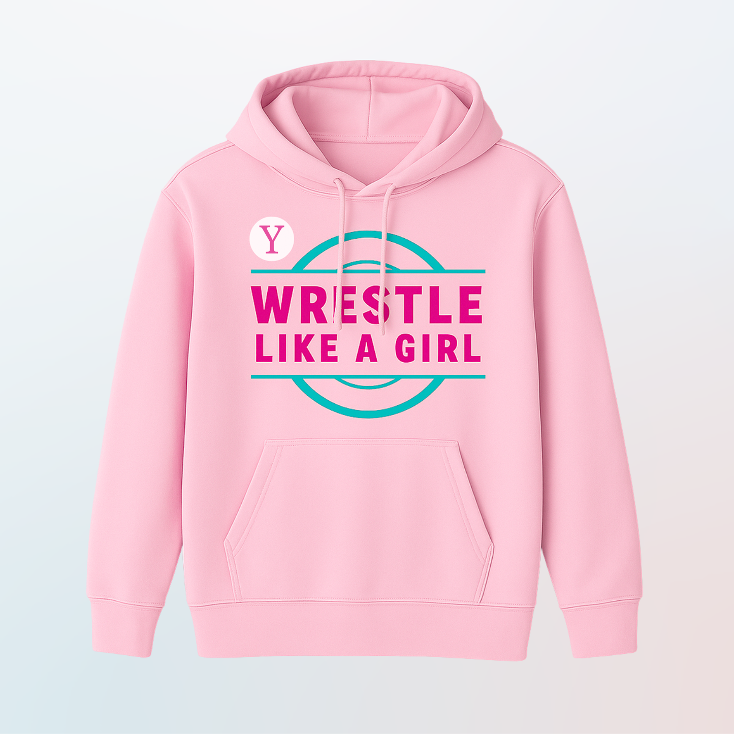 Wrestle Like A Girl Pullover Hoodie