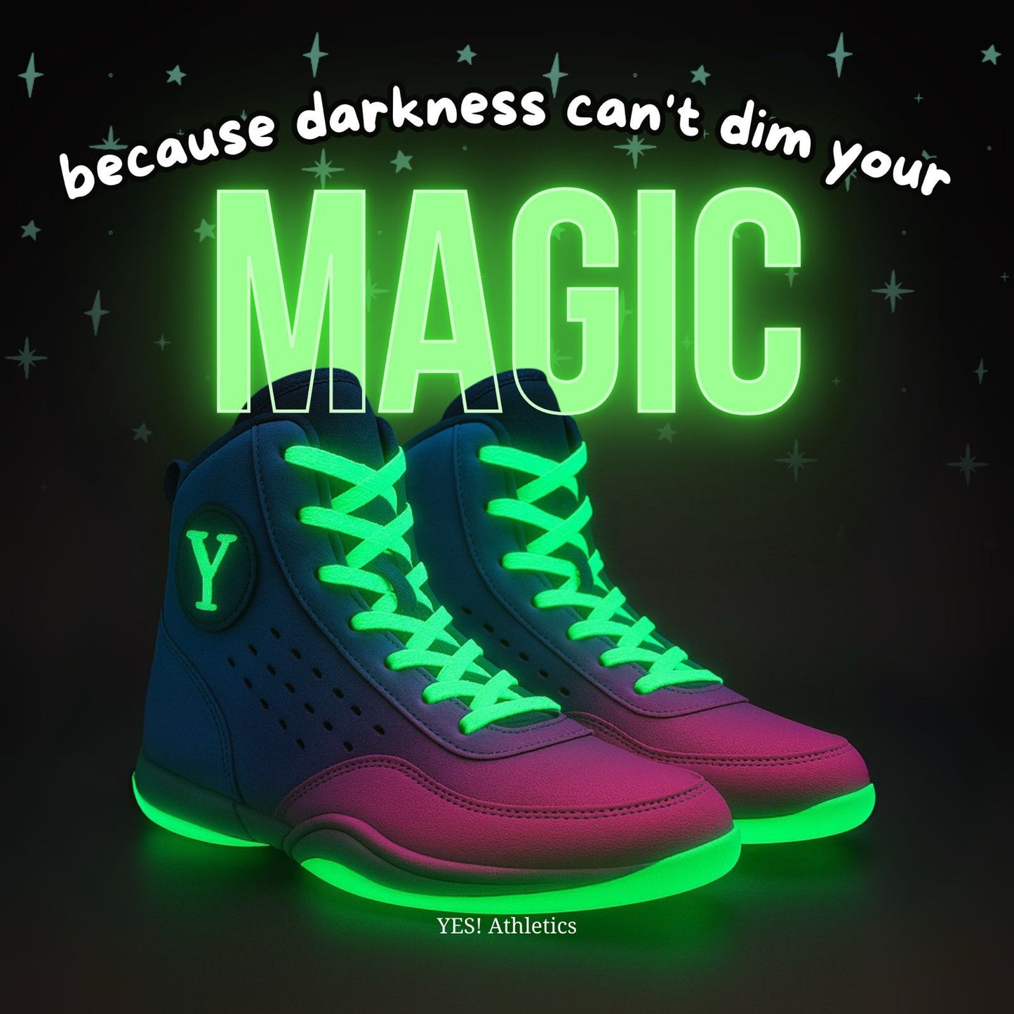 MAGIC Glow Wrestling Shoes for Women and Girls (Presale)