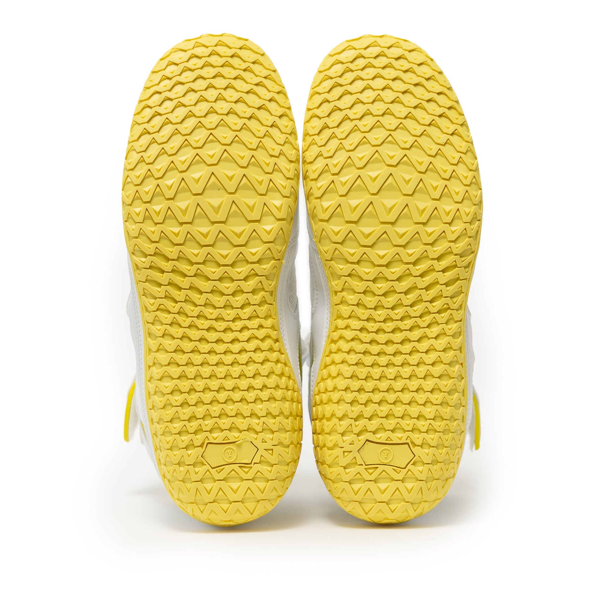 Bottoms of wrestling shoes