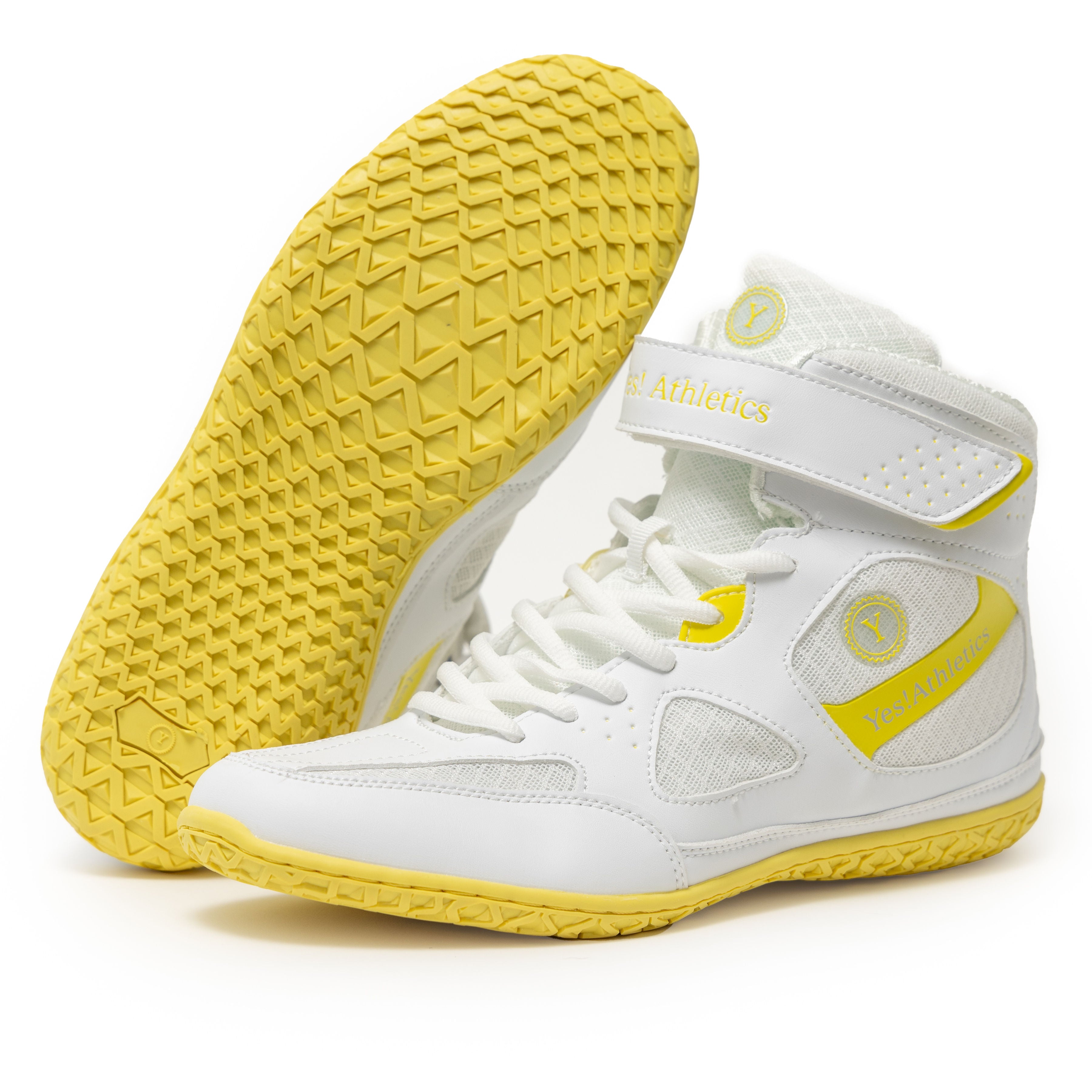 Yellow girls wrestling shoe