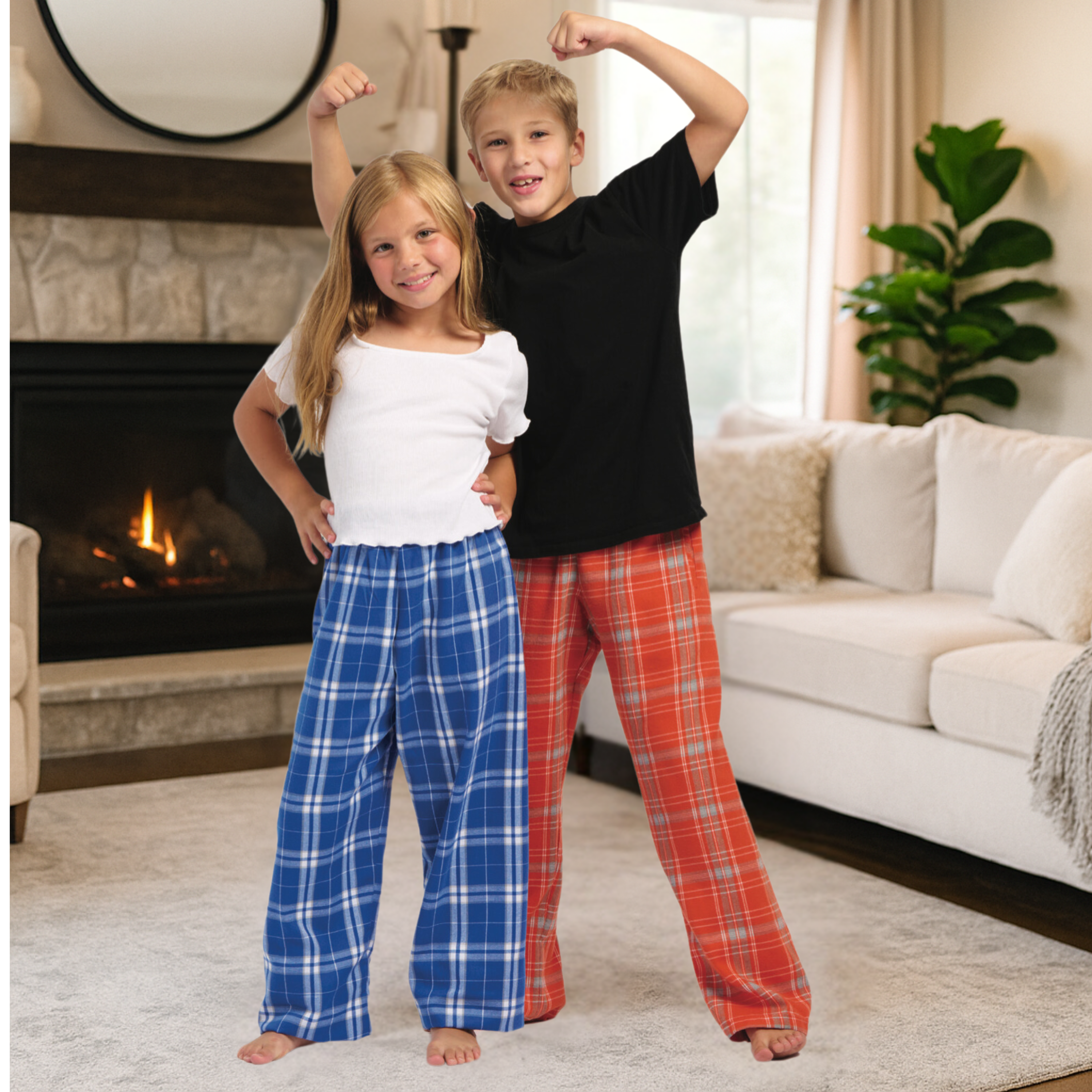 Trendy Kids Flannel PJ Pants - Cozy & Stylish for Teens