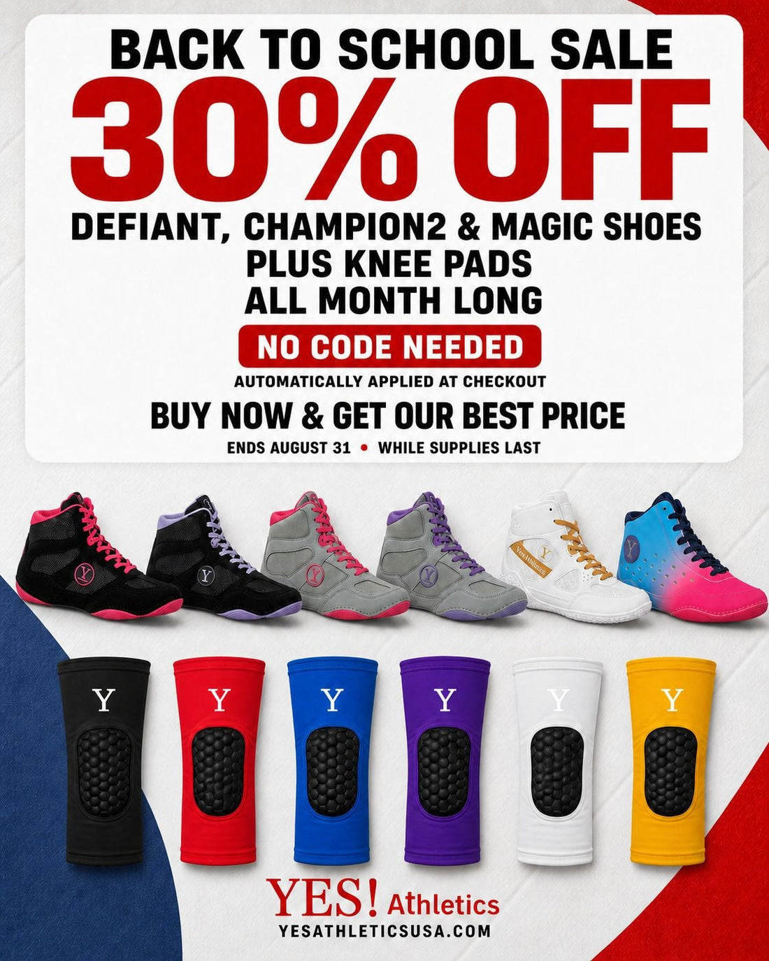 Yes! Athletics launches Back to School Sale Yes! Athletics USA