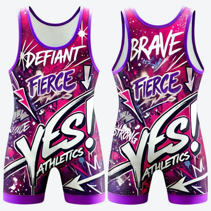 Warrior Women's Wrestling Singlet – Period Protection Available