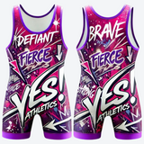 Warrior Women's Wrestling Singlet – Period Protection Available