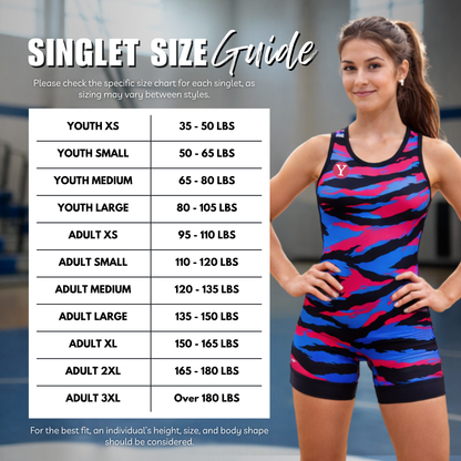 2026 Wrestle Like a Girl  Wrestling Singlet - Yes! Athletics USA