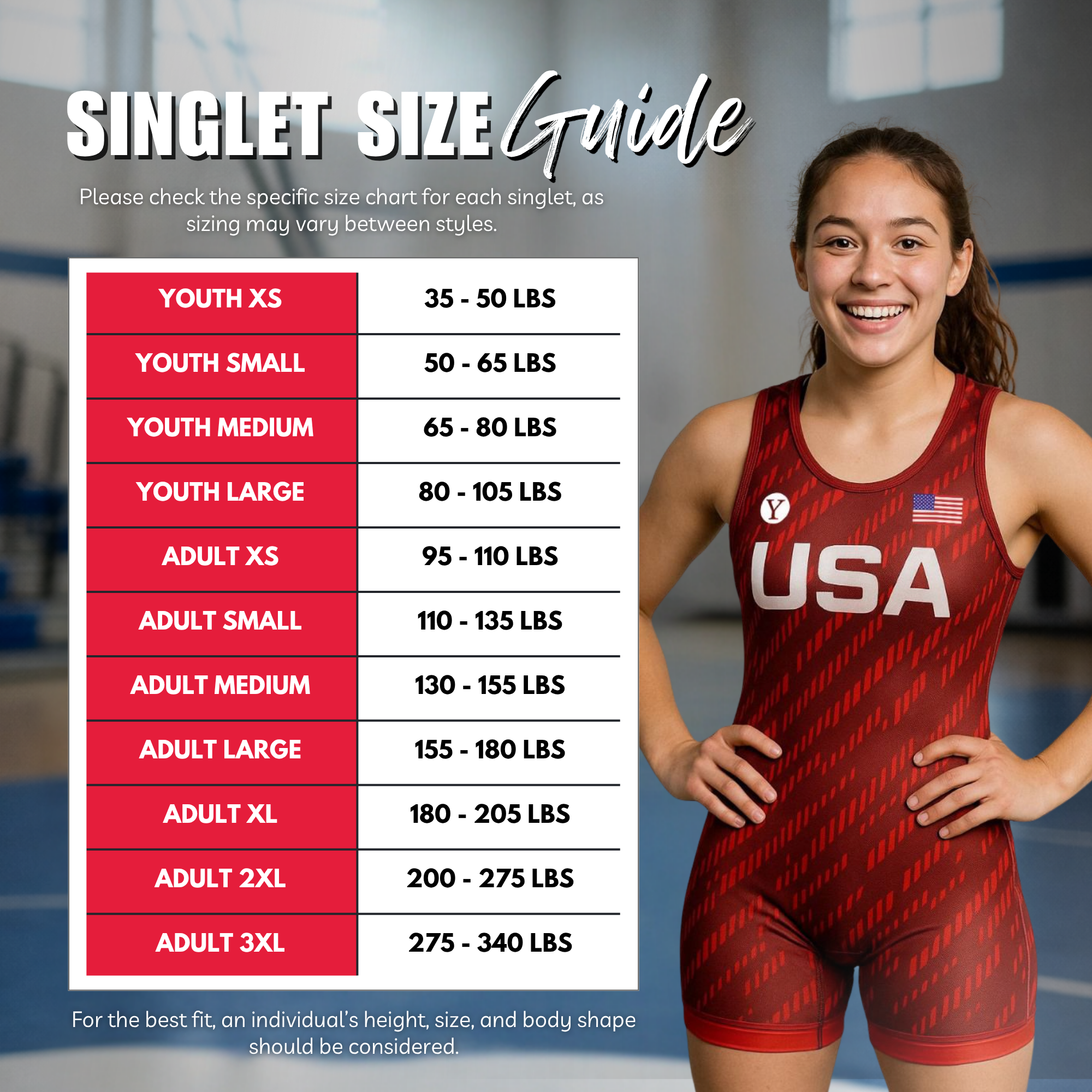 USA 2026 Wrestling Kansas Team Singlet