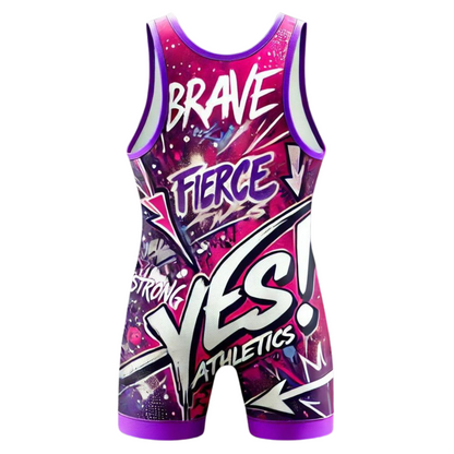 Warrior Women's Wrestling Singlet – Period Protection Available