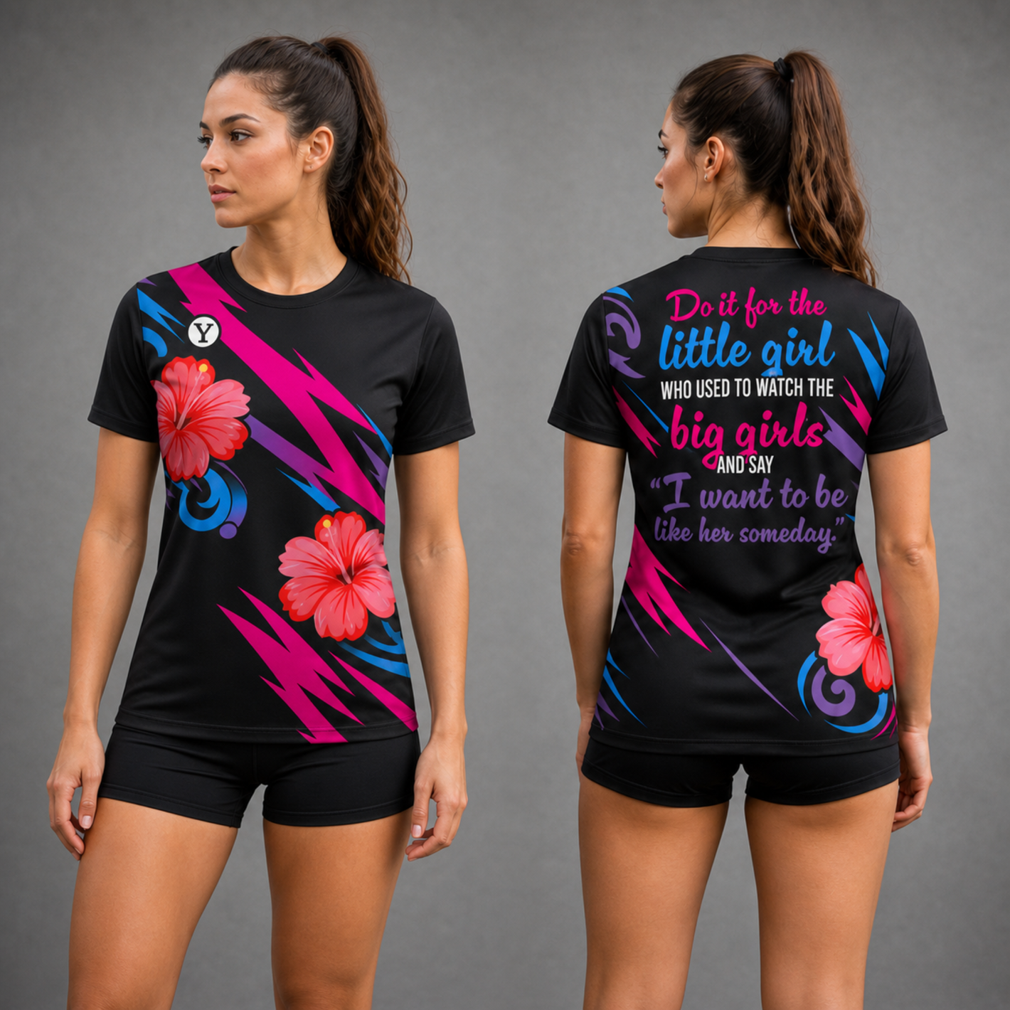 GRACIE Limited Edition Girls Wrestling Performance Tee - Yes! Athletics USA