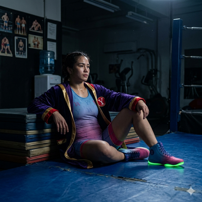 MAGIC: The Glow-In-The-Dark Women's Wrestling Shoe built for speed and confidence - Yes! Athletics USA