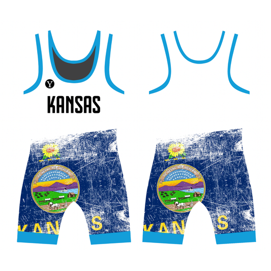 Kansas Boys Wrestling Singlet