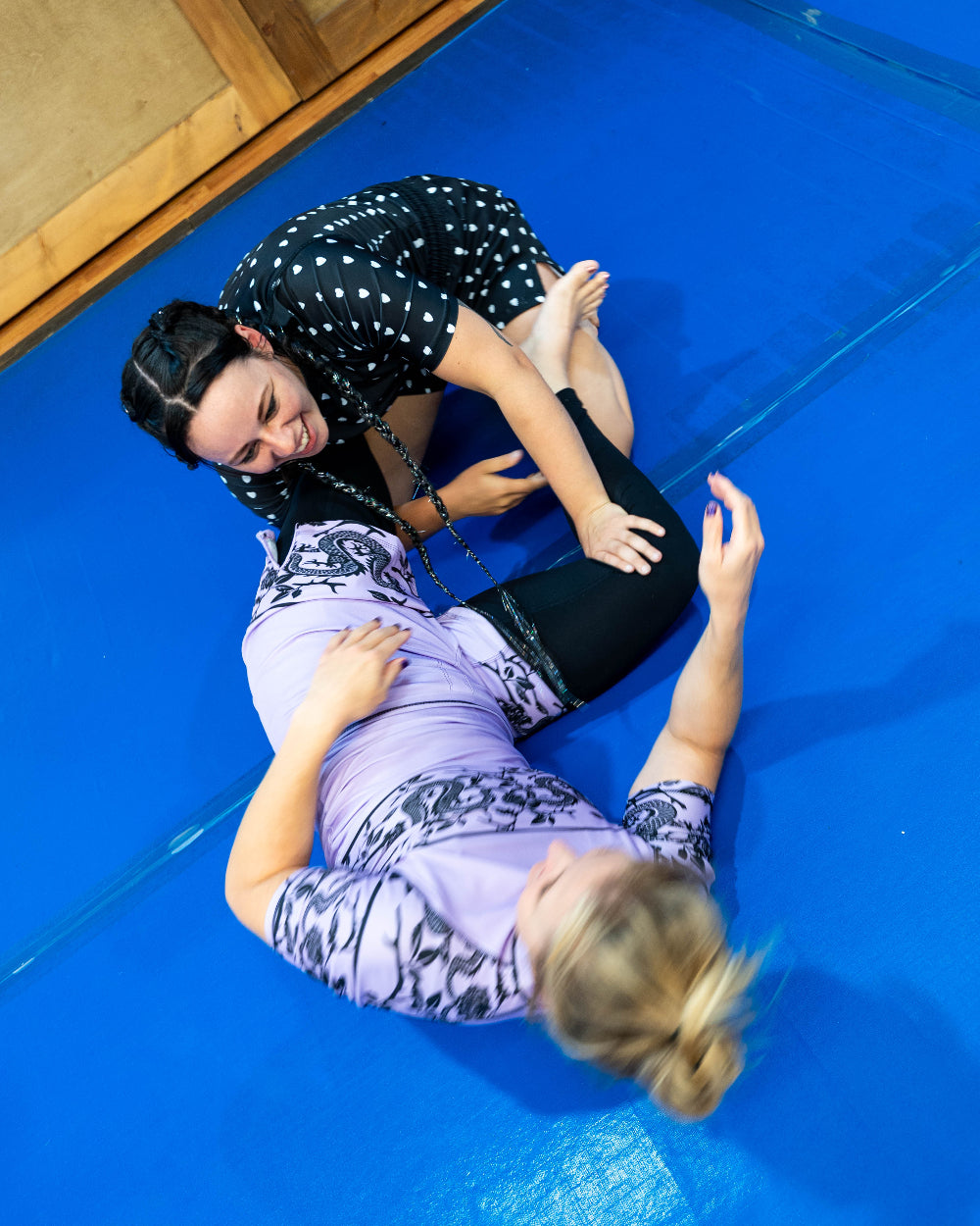 Premium BJJ rash guard with fight shorts for training