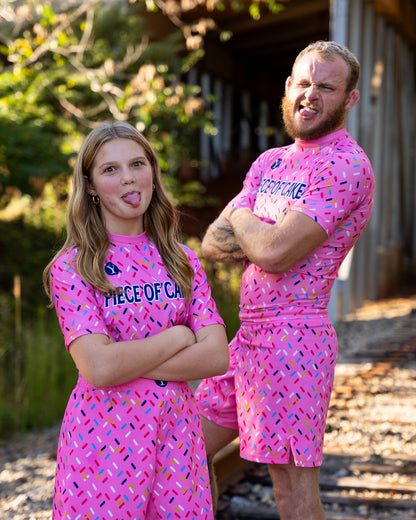 No-Gi BJJ rash guard fight shorts grappling apparel unisex pink