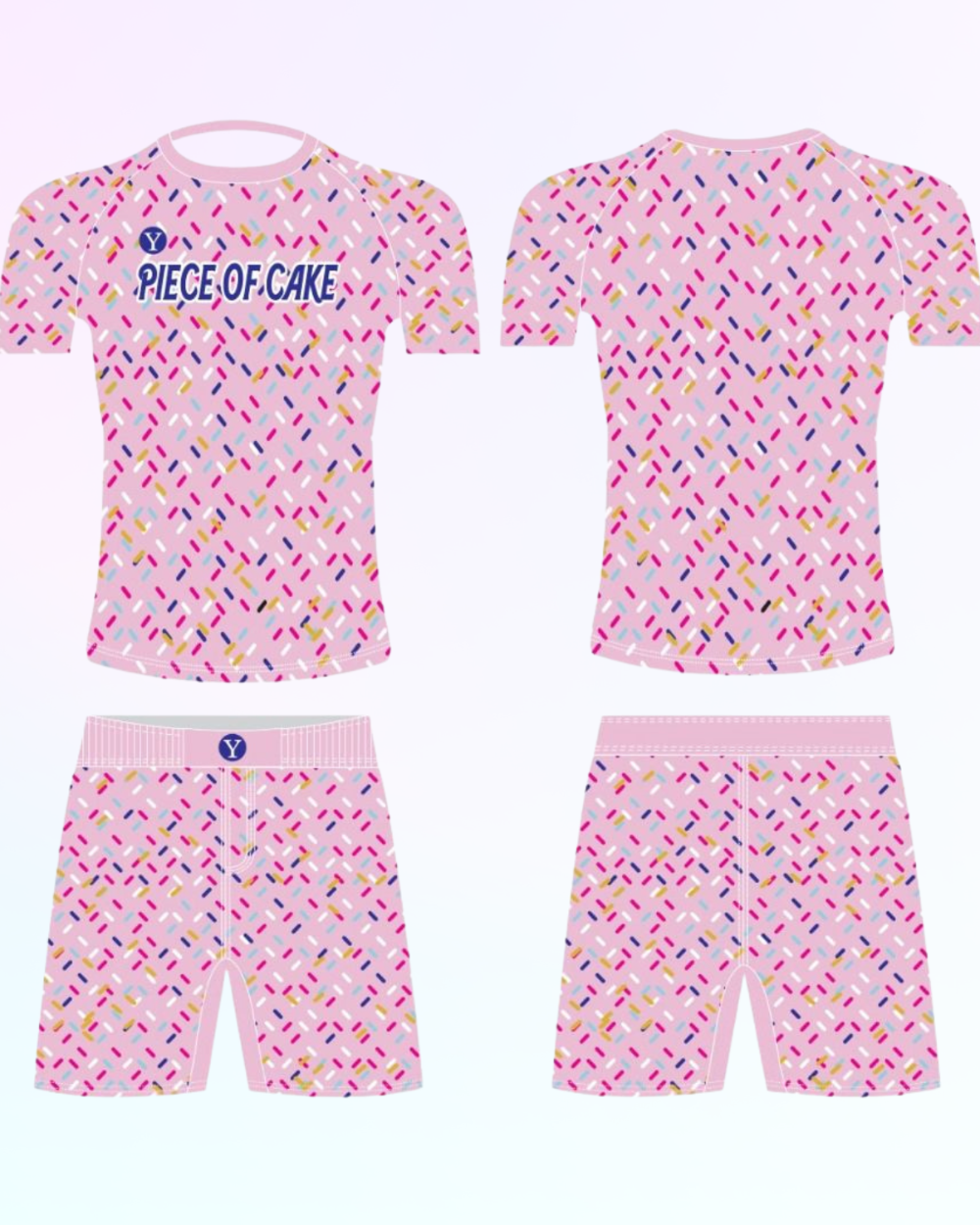 Premium No-Gi BJJ rash guard fight shorts grappling gear