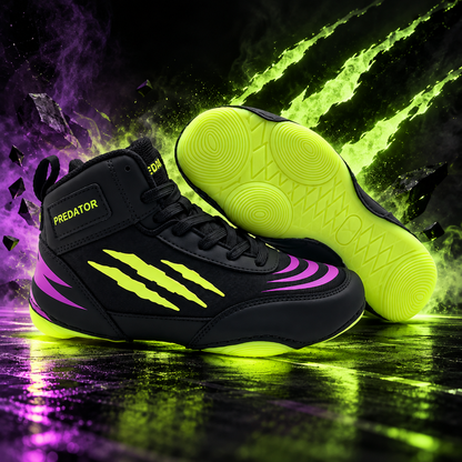 PREDATOR Glow-In-The-Dark Wrestling Shoes for Women and Girls