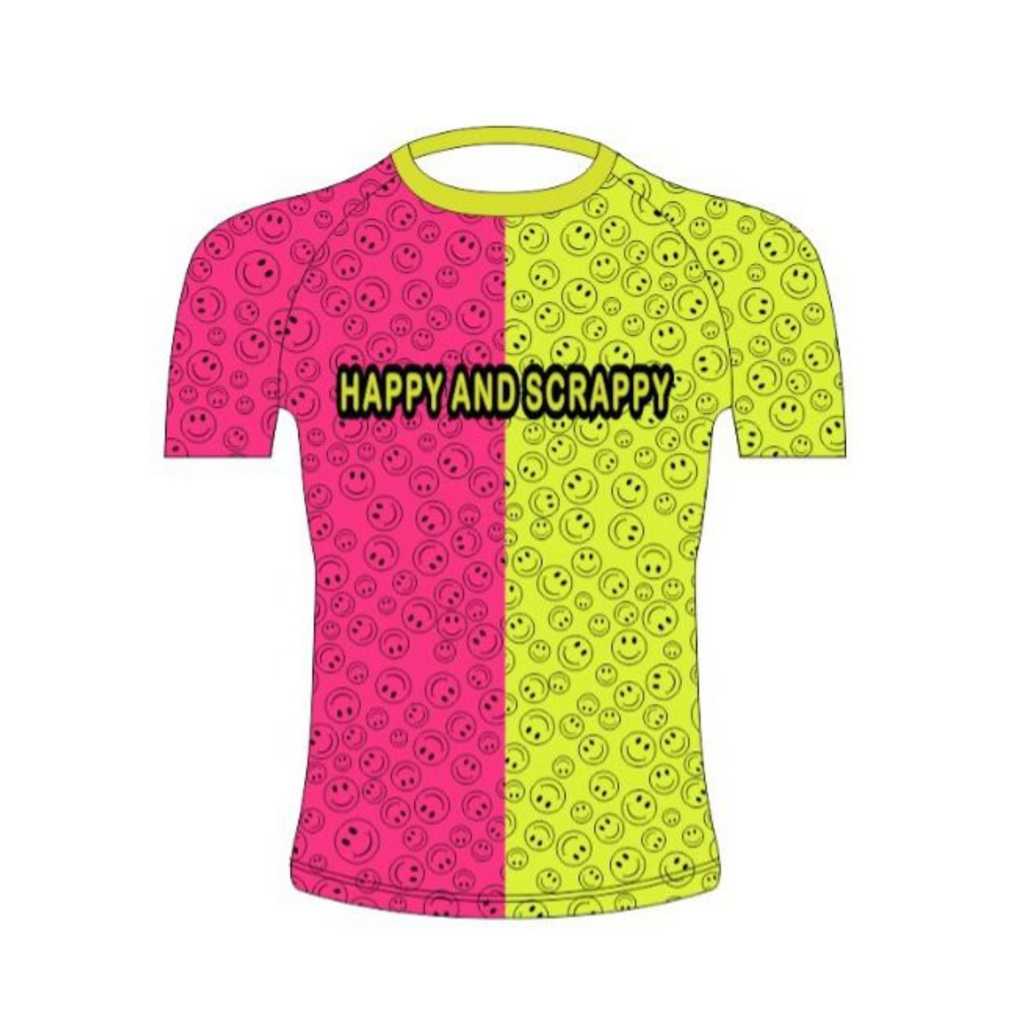 No-Gi BJJ Rash Guard & Shorts Set – Happy & Scrappy