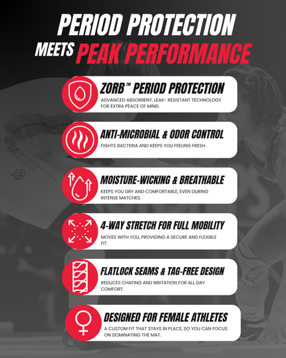 Singlets For Women and Girls with Period Protection only from Yes! Athletics