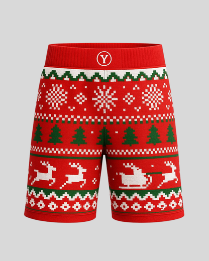 Sleigh All Day No-Gi BJJ – Fight Shorts, Holiday Edition