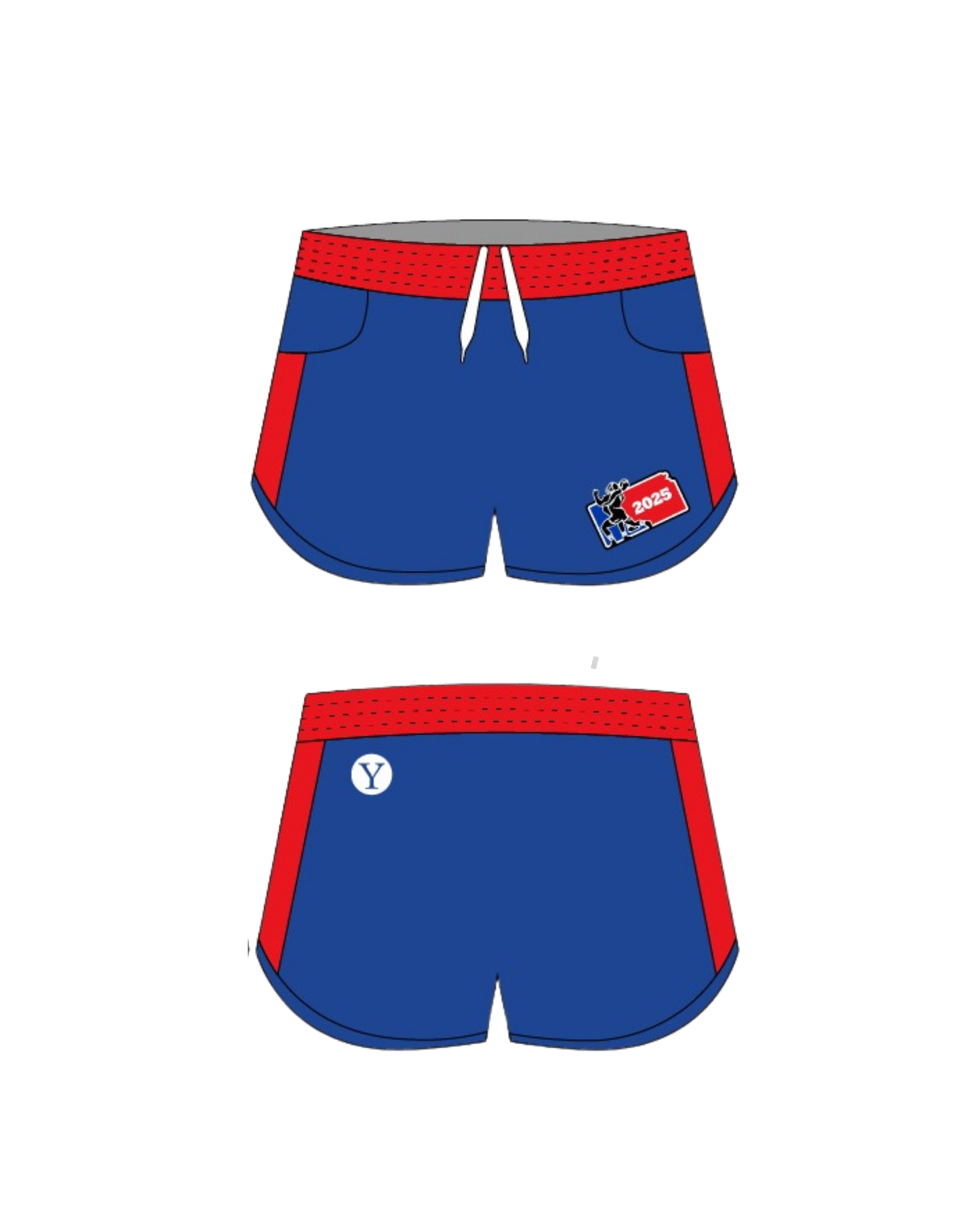 USAW Kansas Sublimated Women's Shorts