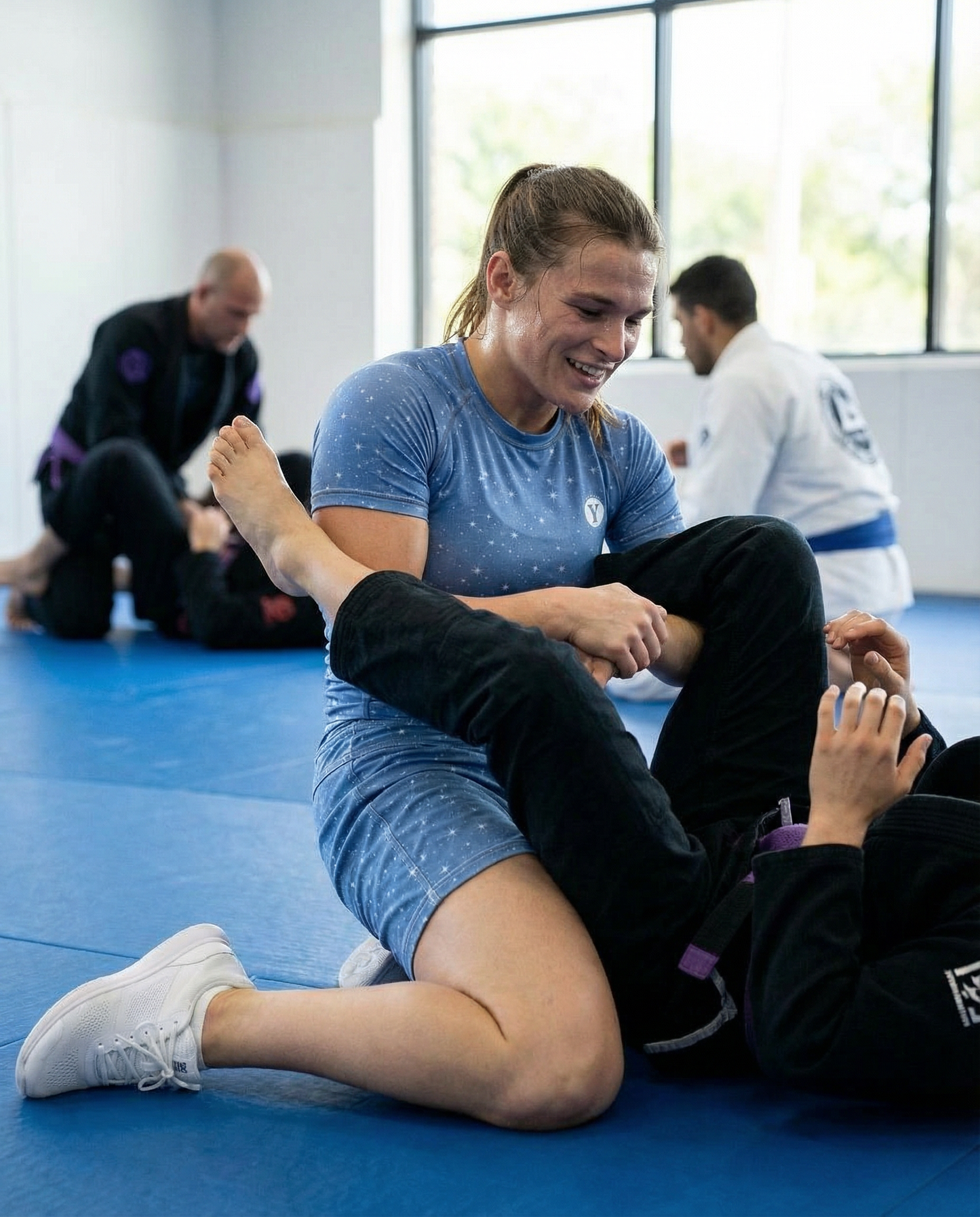 No-Gi BJJ Rash Guard & Shorts Set – The Elsa (Let It Gogoplata)