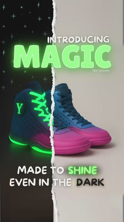 MAGIC Glow Wrestling Shoes for Women and Girls (Presale)