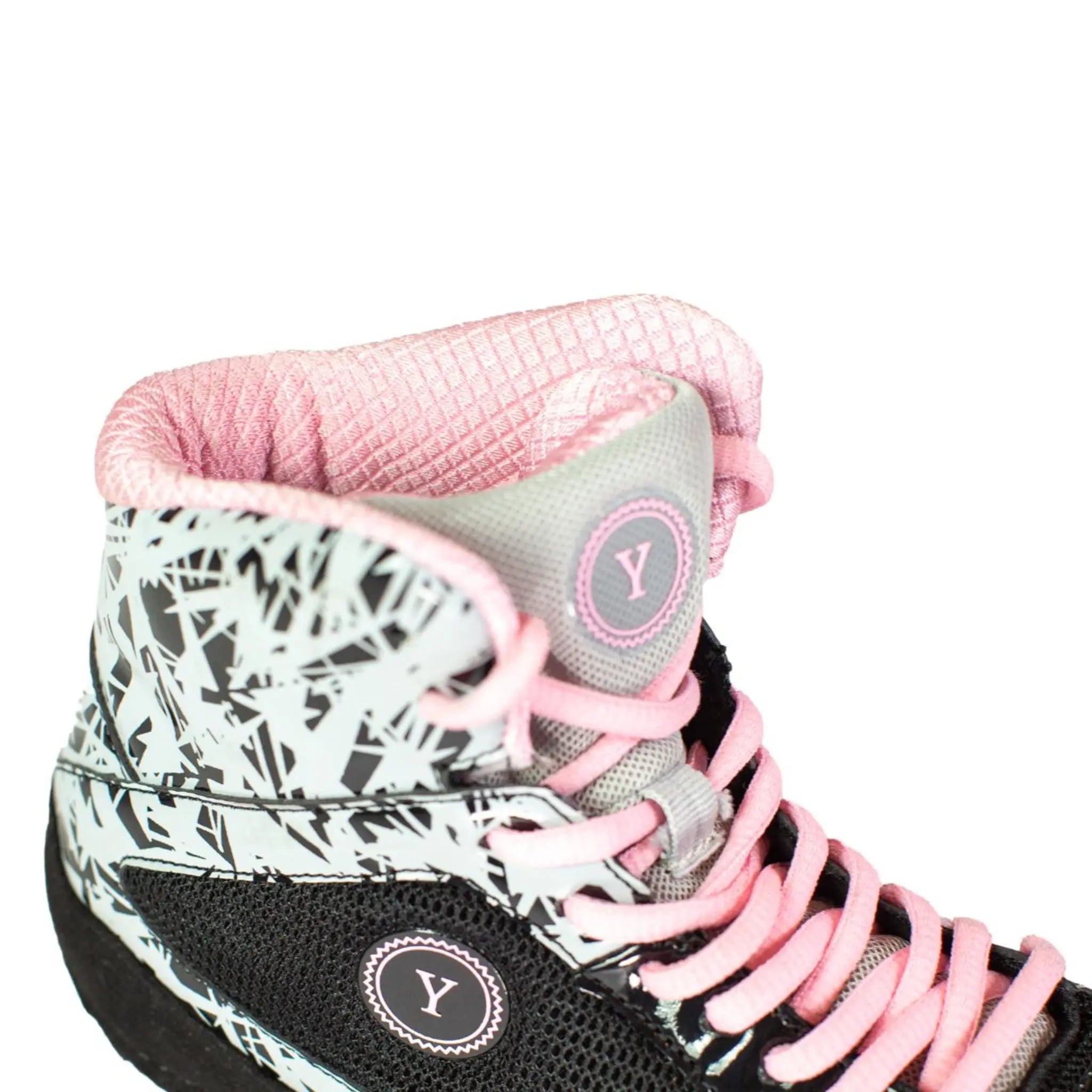 Kids pink sales wrestling shoes